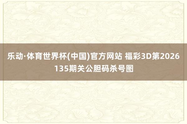 乐动·体育世界杯(中国)官方网站 福彩3D第2026135期关公胆码杀号图
