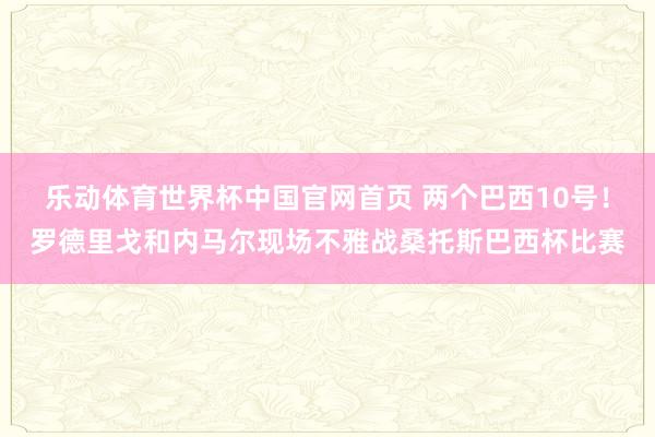 乐动体育世界杯中国官网首页 两个巴西10号！罗德里戈和内马尔现场不雅战桑托斯巴西杯比赛