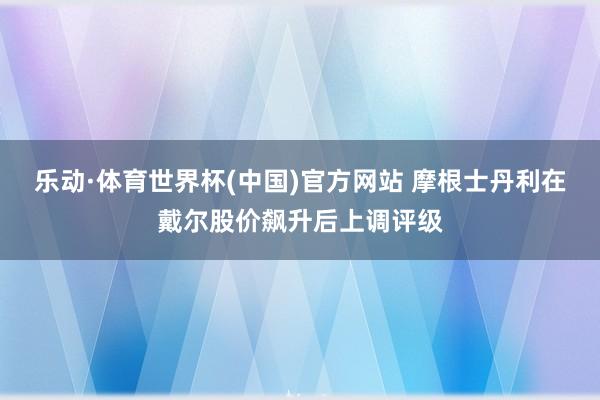 乐动·体育世界杯(中国)官方网站 摩根士丹利在戴尔股价飙升后上调评级
